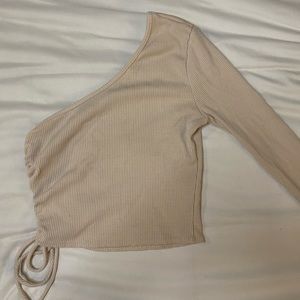 One shoulder Crop Top